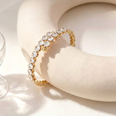 Spiral Crystal Bracelet