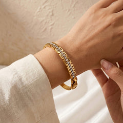 Studded Zip Bracelet