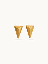 3D Triangle Earrings