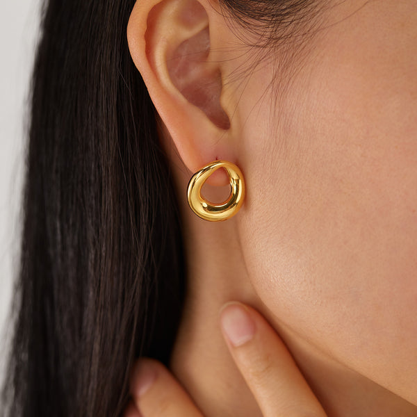 Twist Stud Earrings
