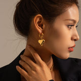 Chunky Heart Earrings
