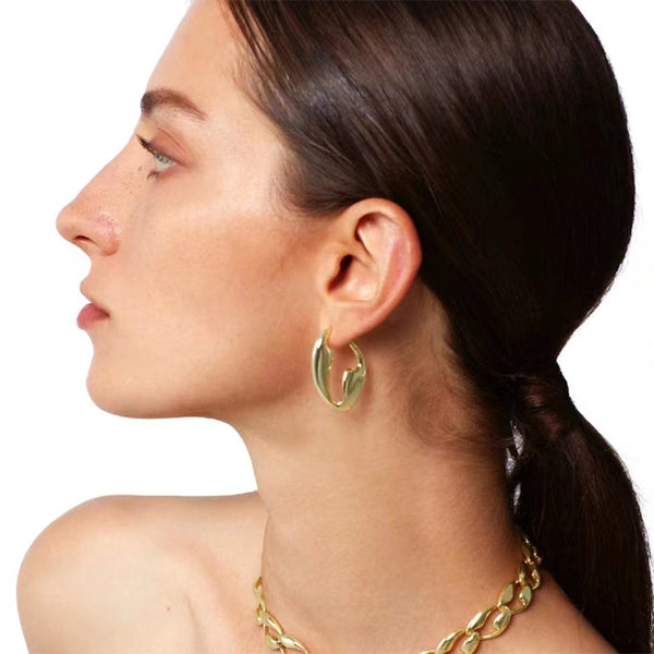 Teethy Hoop Earrings