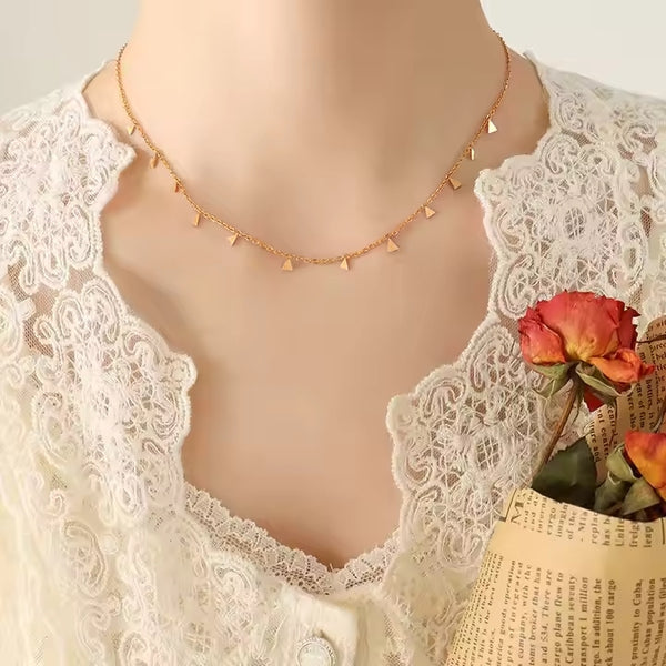 Triangle Charm Necklace