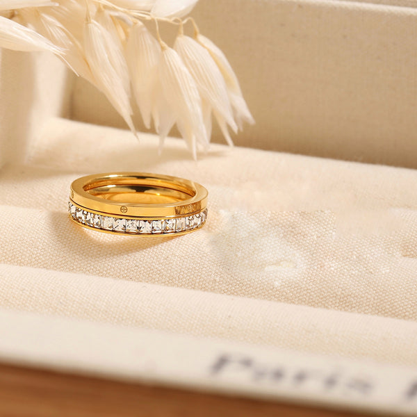 Glass Band Stackable Ring