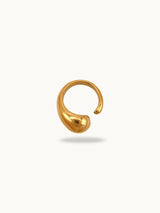 Bold Korean Cuff Ring (Gold)