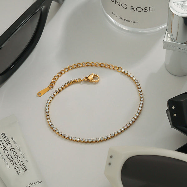 Zircon Tennis Chain Bracelet
