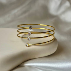 Spiral Studded Bracelet