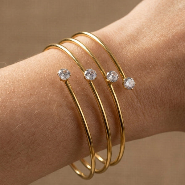 Spiral Studded Bracelet