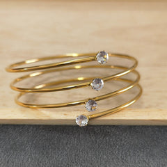 Spiral Studded Bracelet