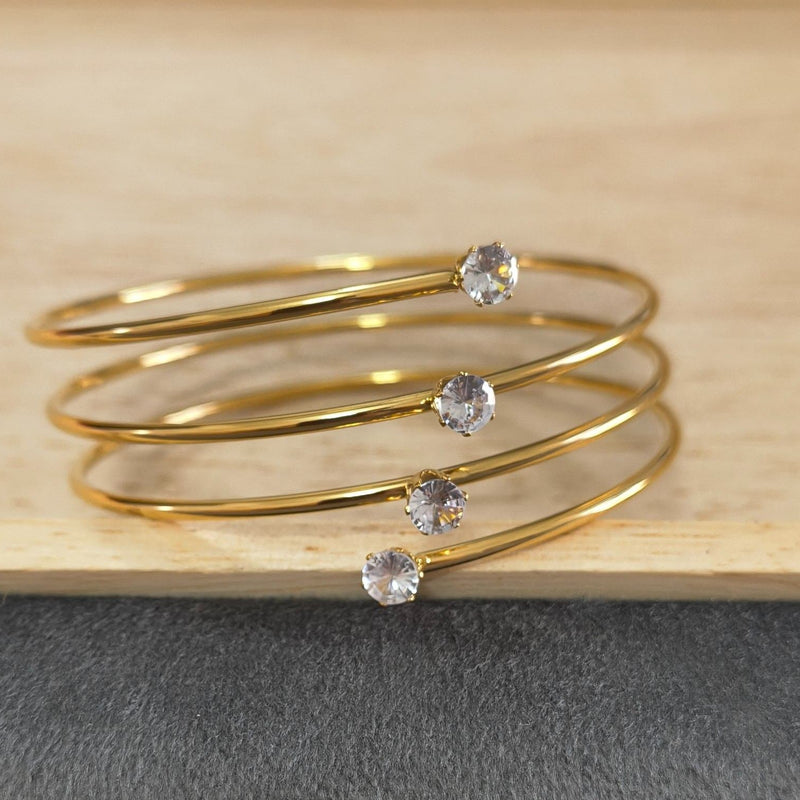 Spiral Studded Bracelet