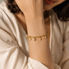 Charming Hearts Chain Bracelet