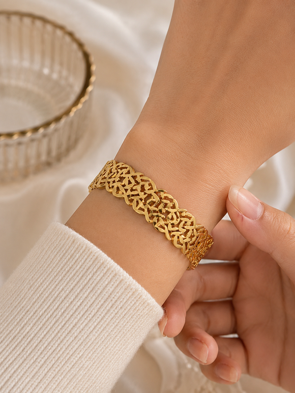 Royal Bloom Cuff Bracelet