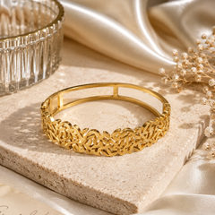 Royal Bloom Cuff Bracelet
