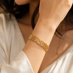 Royal Bloom Cuff Bracelet