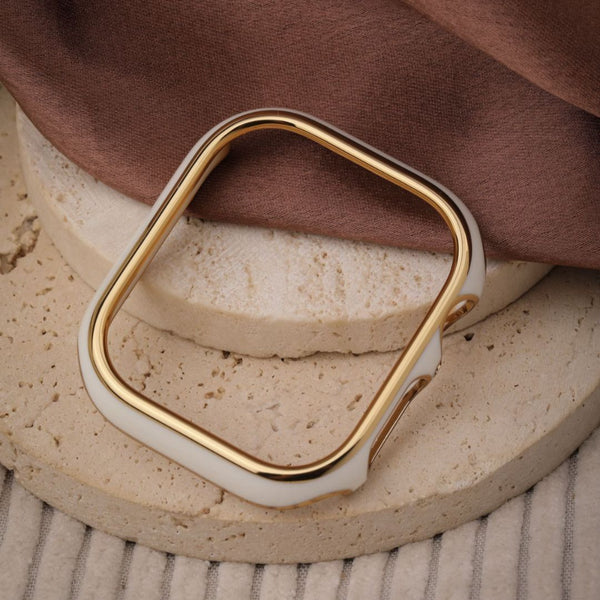 White Gold Apple Watch Case