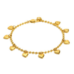 Charming Hearts Chain Bracelet