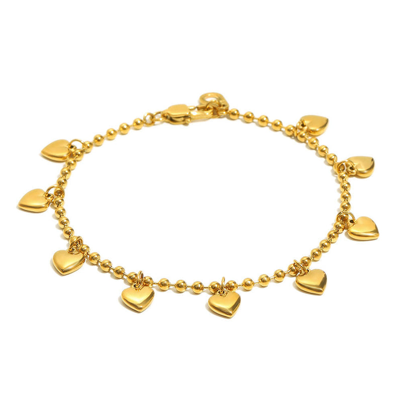 Charming Hearts Chain Bracelet