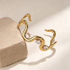 Studded Wavy Bracelet