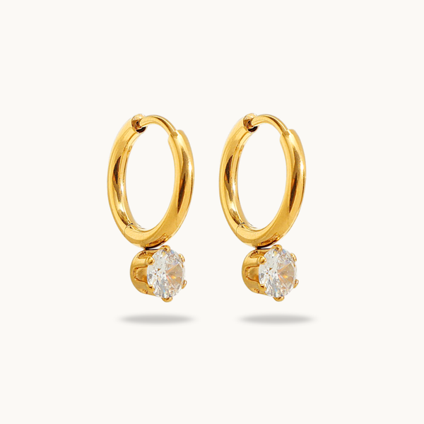 Soft Shine Huggie Earrings
