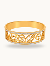 Majestic Studded Leaves Bracelet