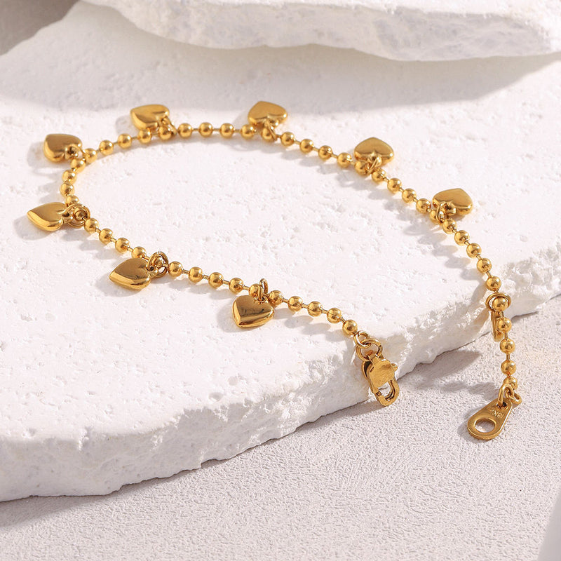 Charming Hearts Chain Bracelet