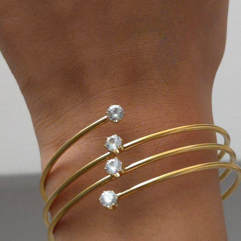 Spiral Studded Bracelet